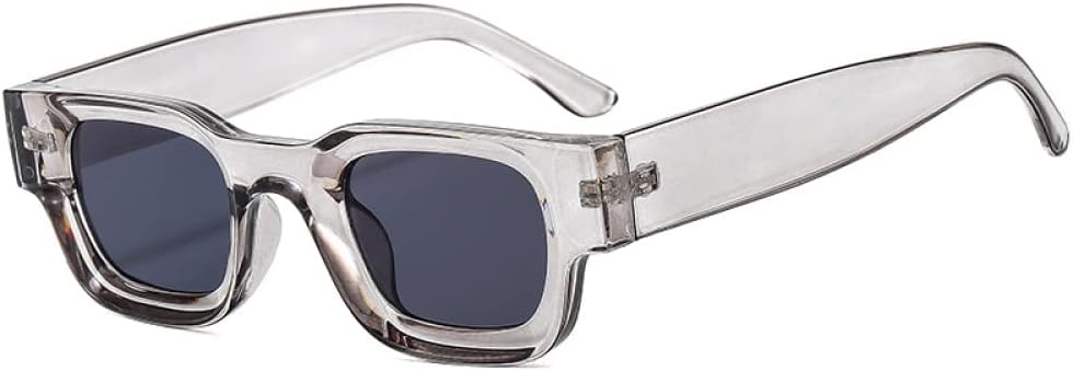 

Женские очки с маленькими поляризационными линзами, задняя часть мужских солнцезащитных очков в стиле ретро-панк с защитой от ультрафиолета UV400 LANGSER, Grey(unpolarized)