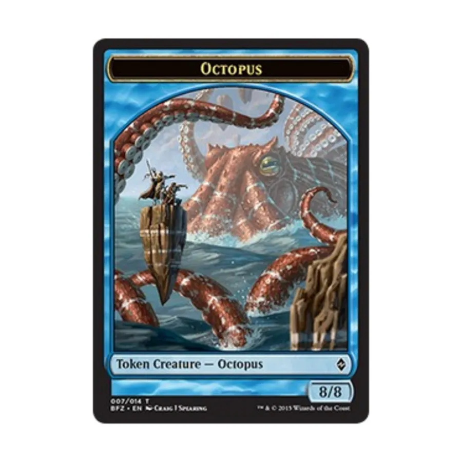 

CCG Осьминог – Жетон (С), MTG - Battle for Zendikar