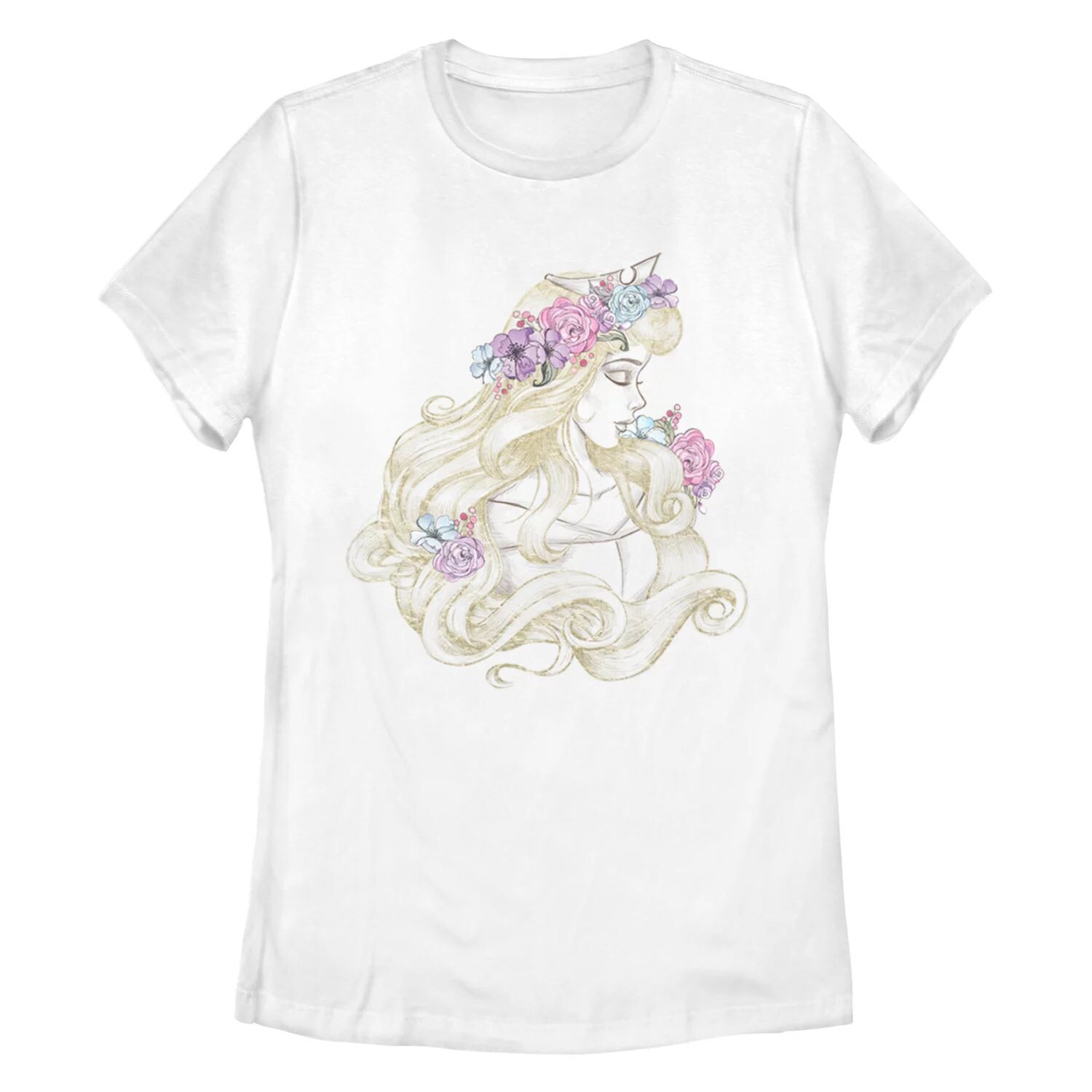 

Мерцающая футболка Missy Crew для юниоров Disney's Sleeping Beauty Disney