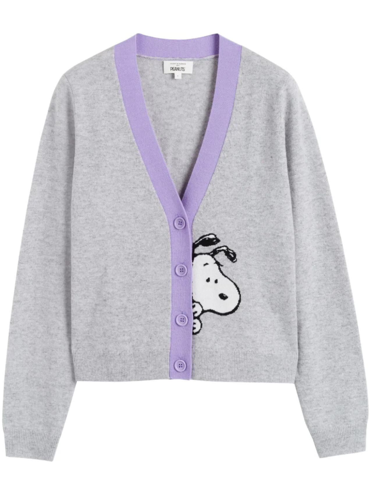 

Chinti & Parker кардиган Snoopy, серый