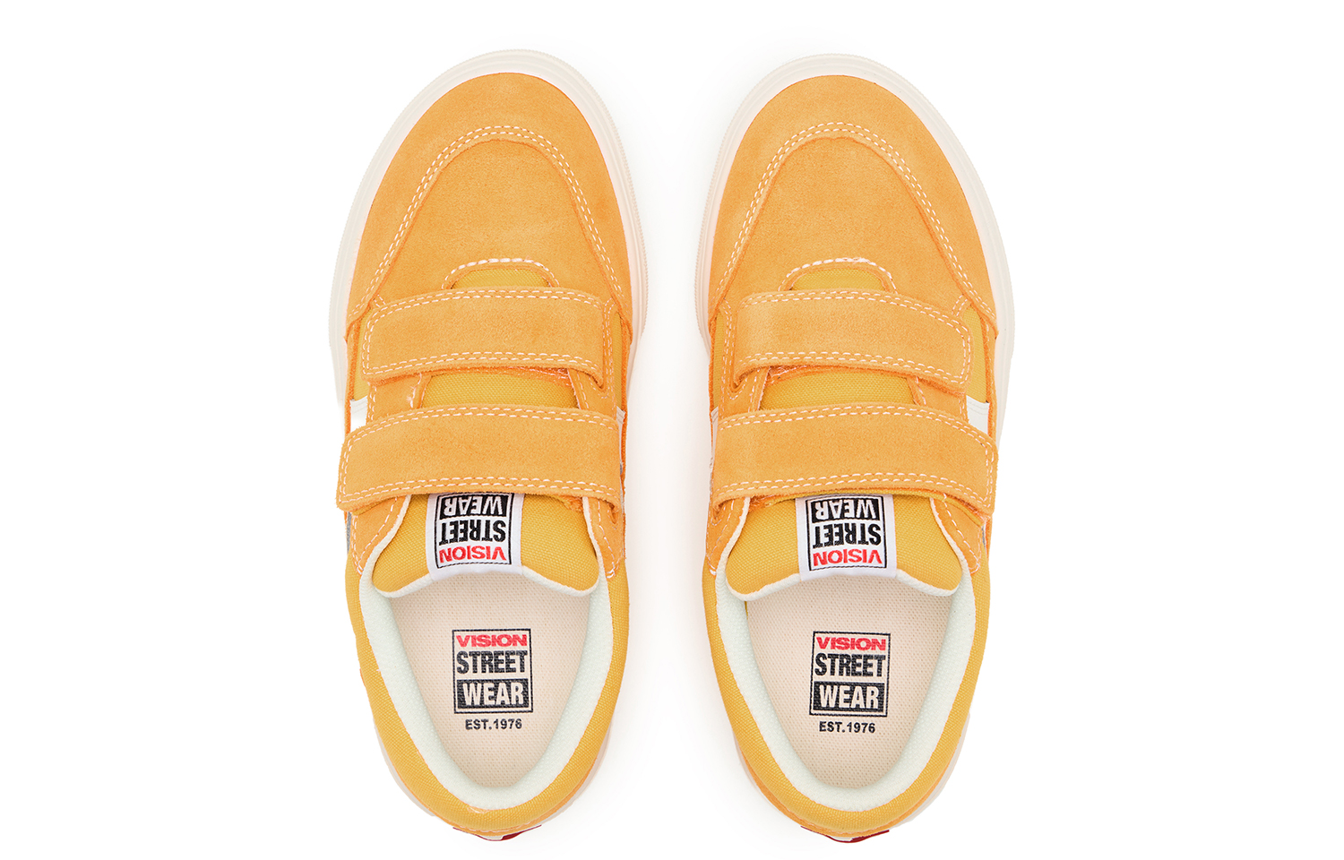 Детские кроссовки для скейтбординга Stick Light Low-Top Vision Street Wear, желтый — фото 4