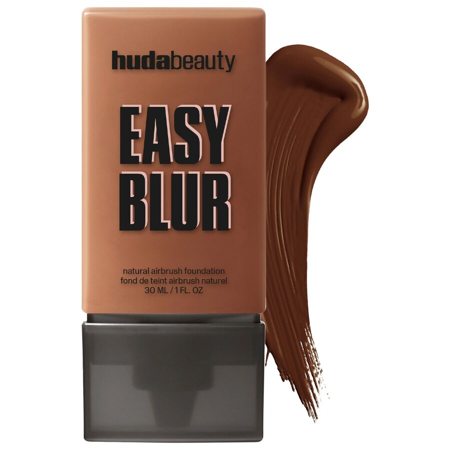 

Тональная основа Easy Blur Natural Airbrush Foundation с ниацинамидом HUDA BEAUTY, 1 oz /30 mL, Chocolate Swirl 570W