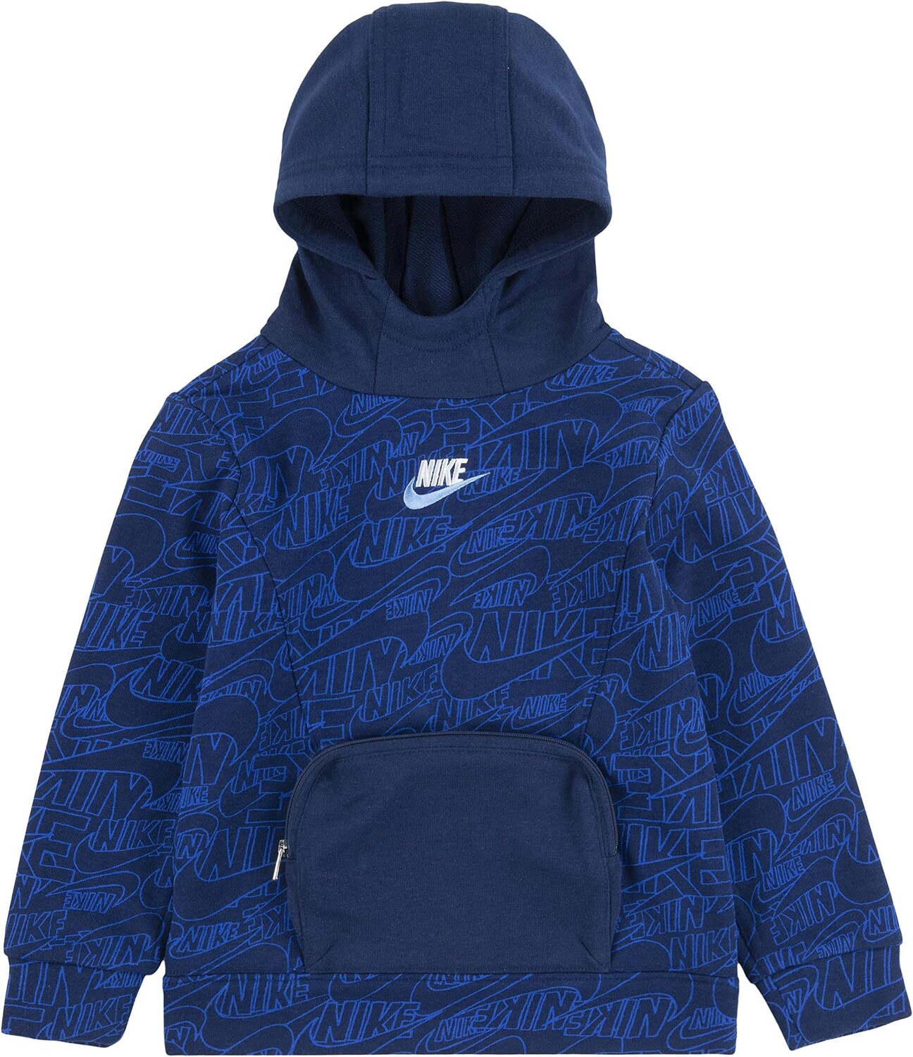 

Худи Nike Sportswear Logo Pullover Hoodie, цвет Midnight Navy