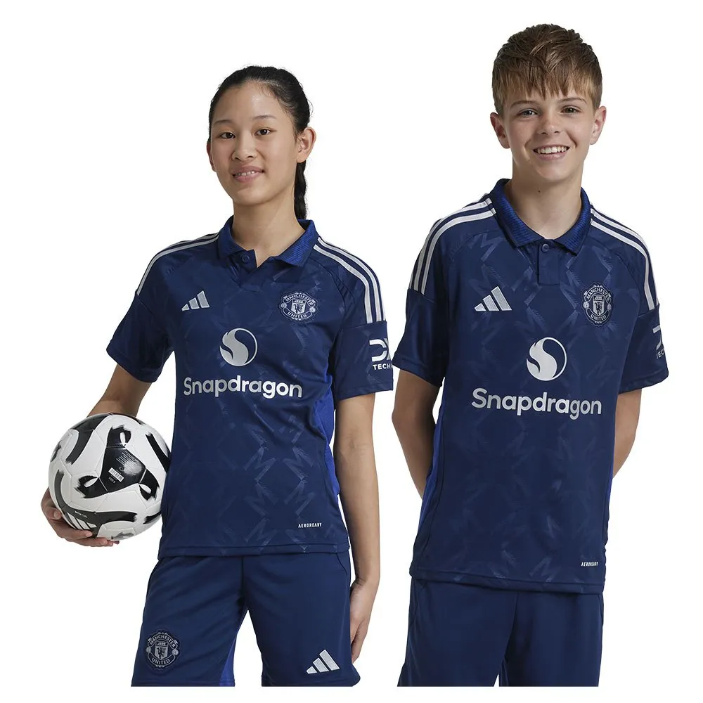 

Футболка с коротким рукавом adidas Manchester United 24/25 Away junior, синий