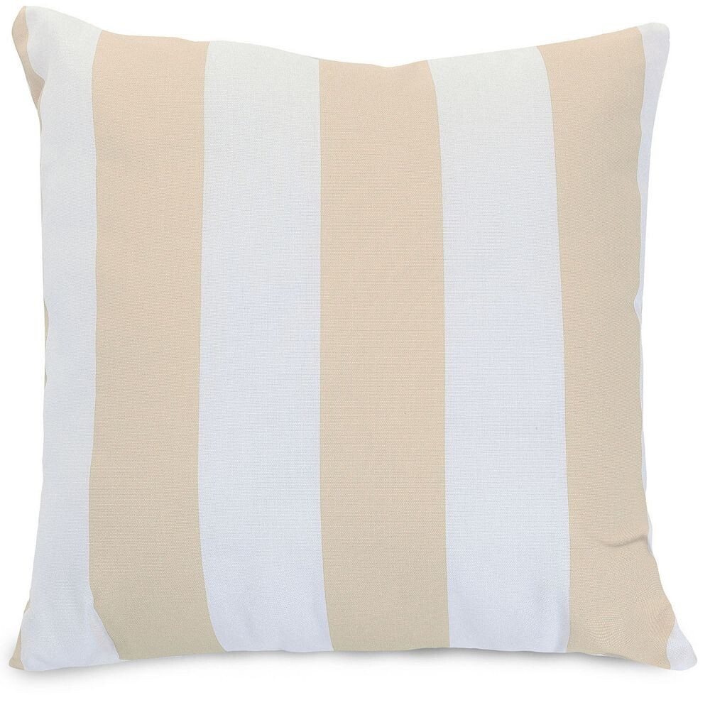 

Majestic товары для дома, полосатая подушка для дома и улицы Majestic Home Goods, песочный