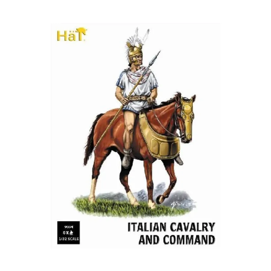 

Итальянская кавалерия и командование, Historical Plastic Military Figures - Ancient (1:32) (Hat Industries)