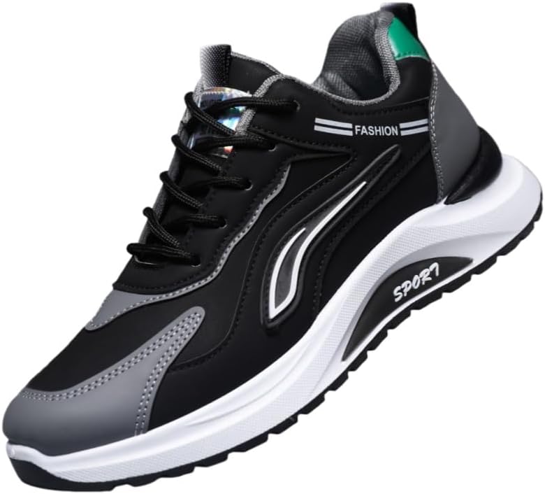 

Мужские спортивные кроссовки с толстой подошвой и теплоизоляцией- повседневные и удобные, подходят для всех сезонов Fusecottc, серый