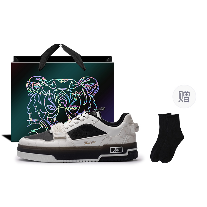 

Kappa Уличный авангардный противоскользящий износостойкий низкий скейтборд обувь унисекс черный белый - черный/классический белый[Тигр комплекты одежды]