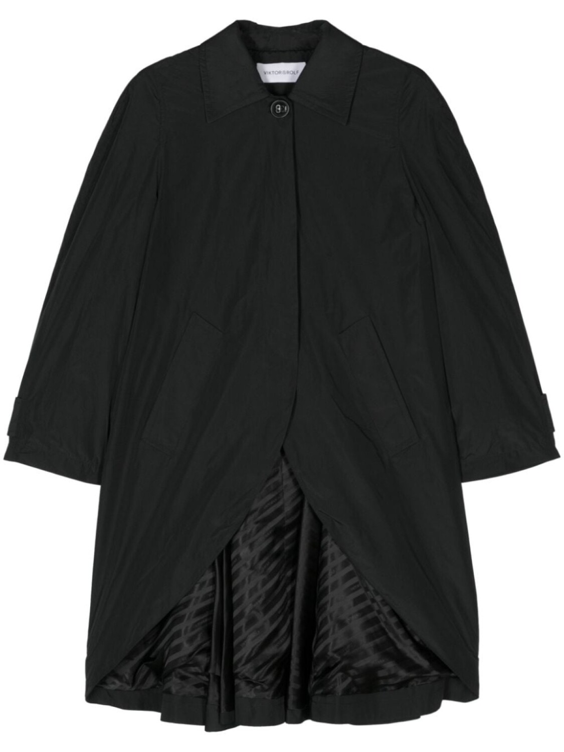 

Viktor & Rolf тренч Godet, черный