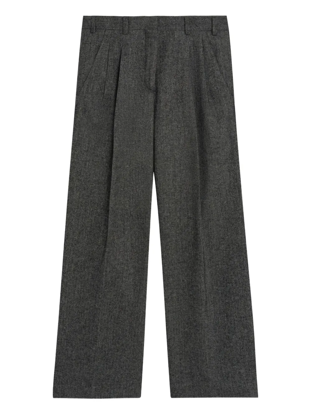 

Плиссированные брюки A Paper Kid, серый