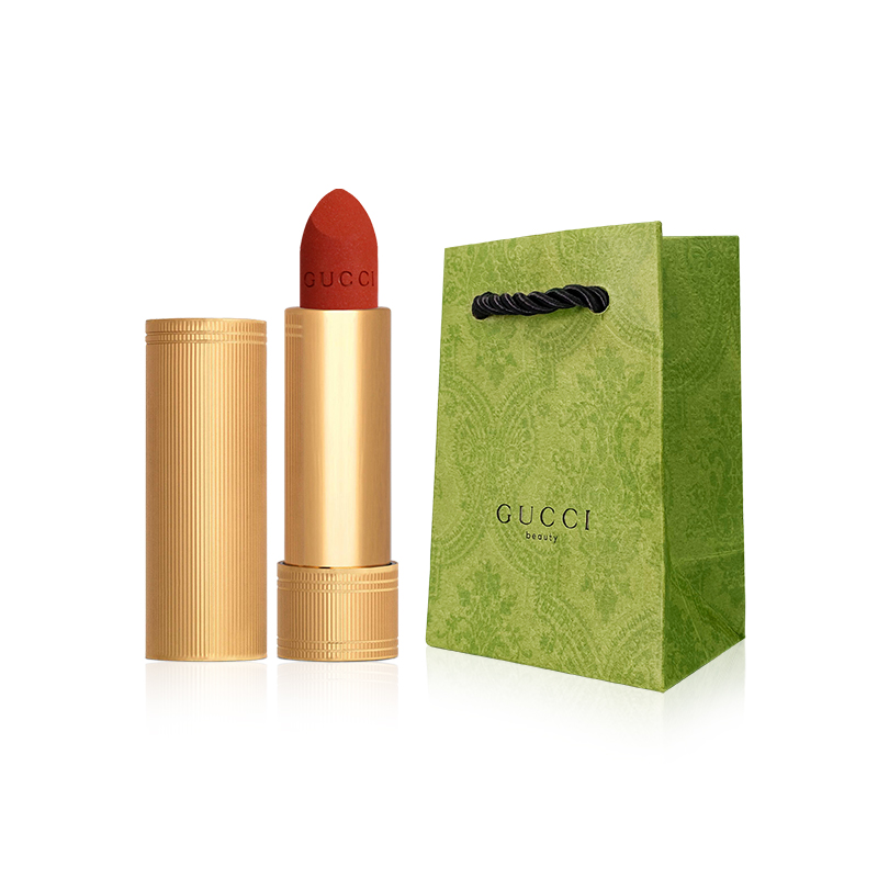 

Limited Edition Lip Glosses Lipstick Shopping Bag Легко растушевывается 1 шт/2 уп GUCCI, #505 3.5g jenny vintage красный+mini shopping bag