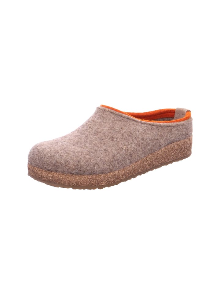 Сабо HAFLINGER Hausschuhe, бежевый