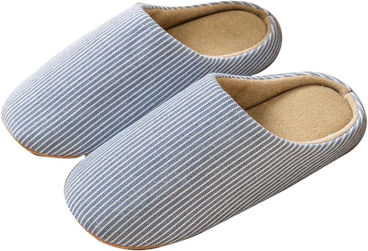 

Домашние тапочки Cliont для женщин и мужчин с мемори-пеной, удобные, теплые и нескользящие, синий