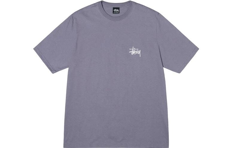 Stussy SS23 Расплавленная футболка Черная, Темно-серый — фото 4