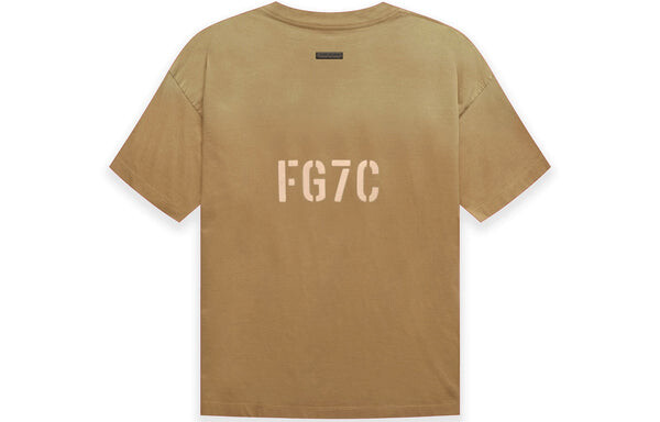 Футболка fg7c tee 'vintage army' Fear Of God, зеленый — фото 2