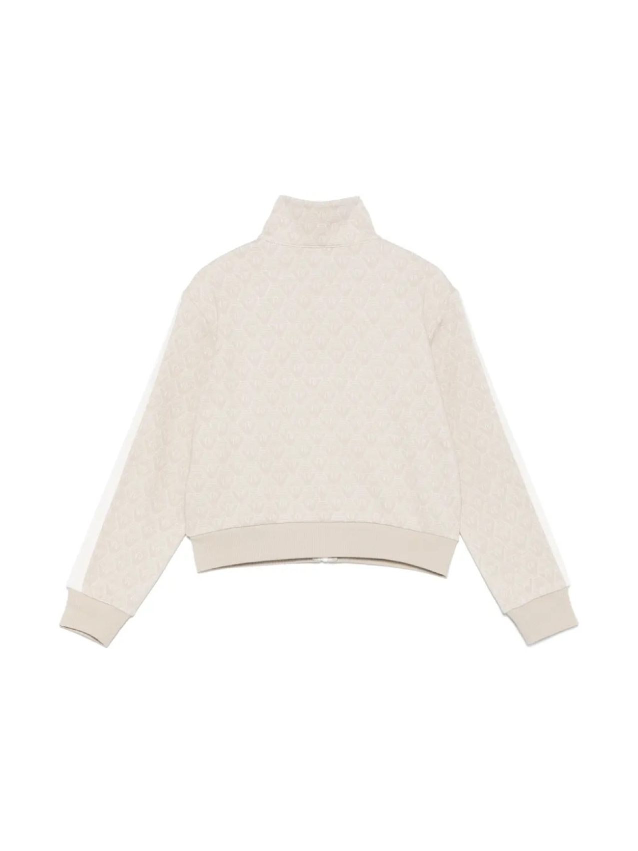 Emporio Armani Kids толстовка с жаккардовым логотипом, нейтральный — фото 2