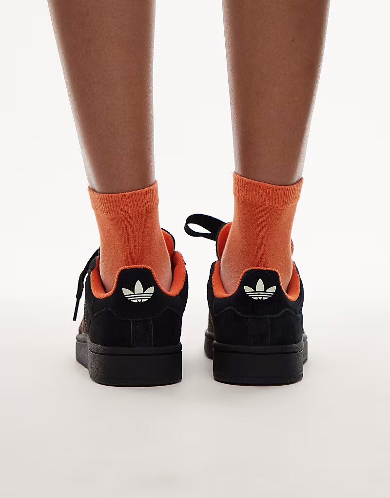 Кроссовки Adidas Originals Campus 00s черного цвета с леопардовым принтом — фото 3
