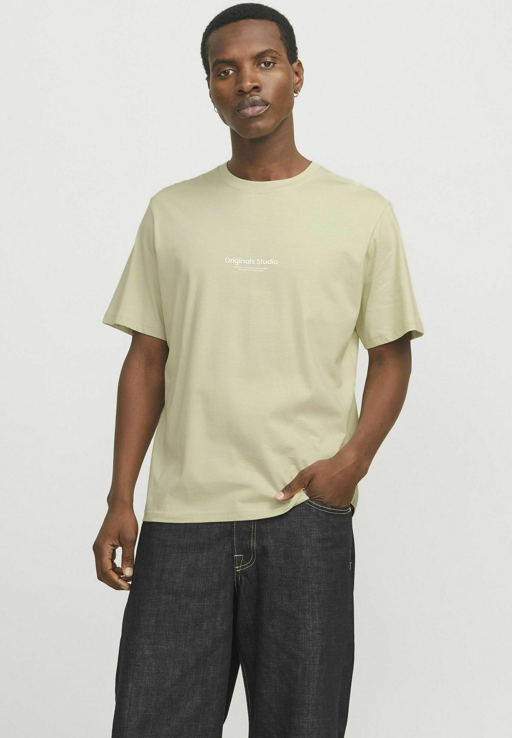 

Футболка с принтом JORVESTERBRO CREW NECK Jack & Jones, светло-зеленый