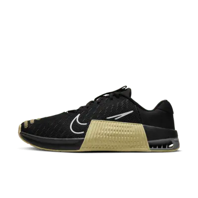 

Кроссовки Nike Metcon 9 (Team), цвет Black/Vegas Gold/Smoke Grey/White