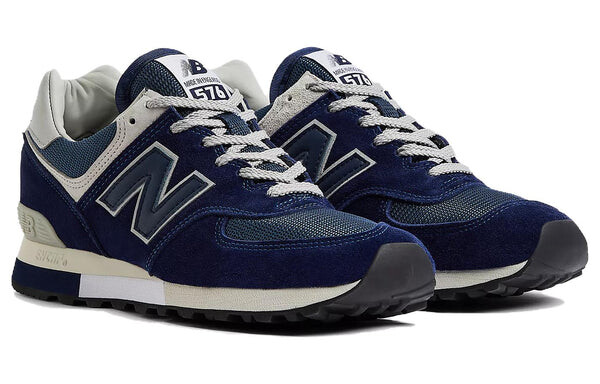 Кроссовки 576 сделано в Англии 35-я годовщина New Balance, синий — фото 3