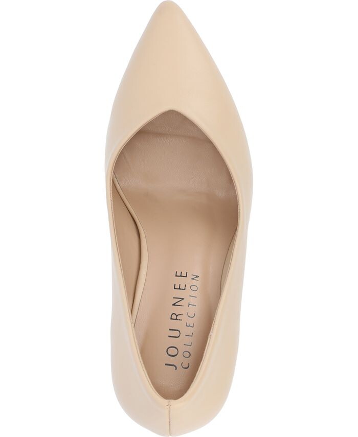 Женские туфли-лодочки из пеноматериала Gabriella Tru Comfort с острым носком Journee Collection, цвет Shell — фото 4