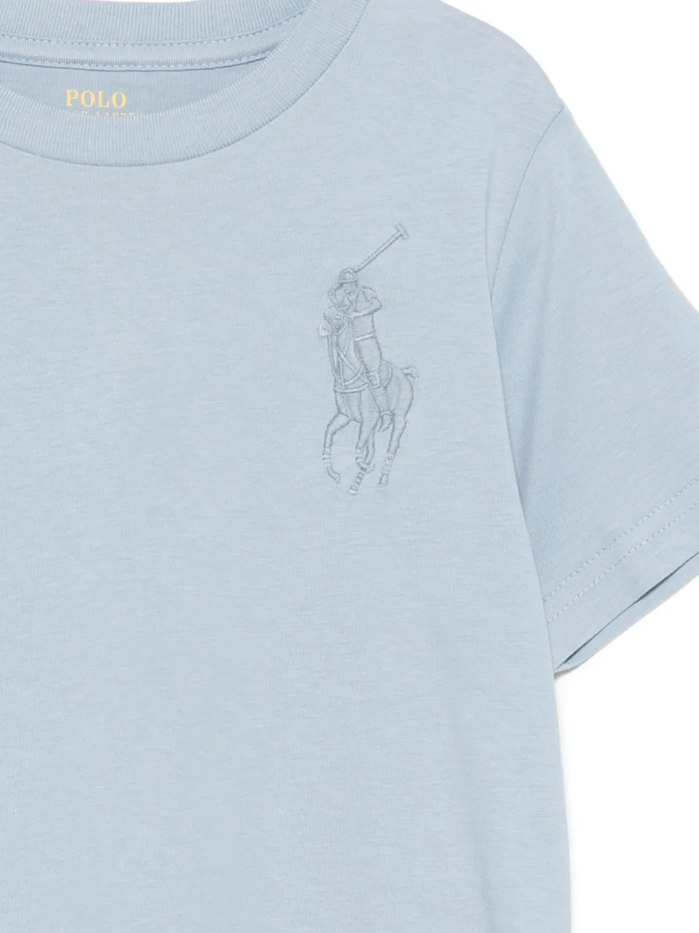 Футболка с принтом Polo Ralph Lauren Kids, синий — фото 3