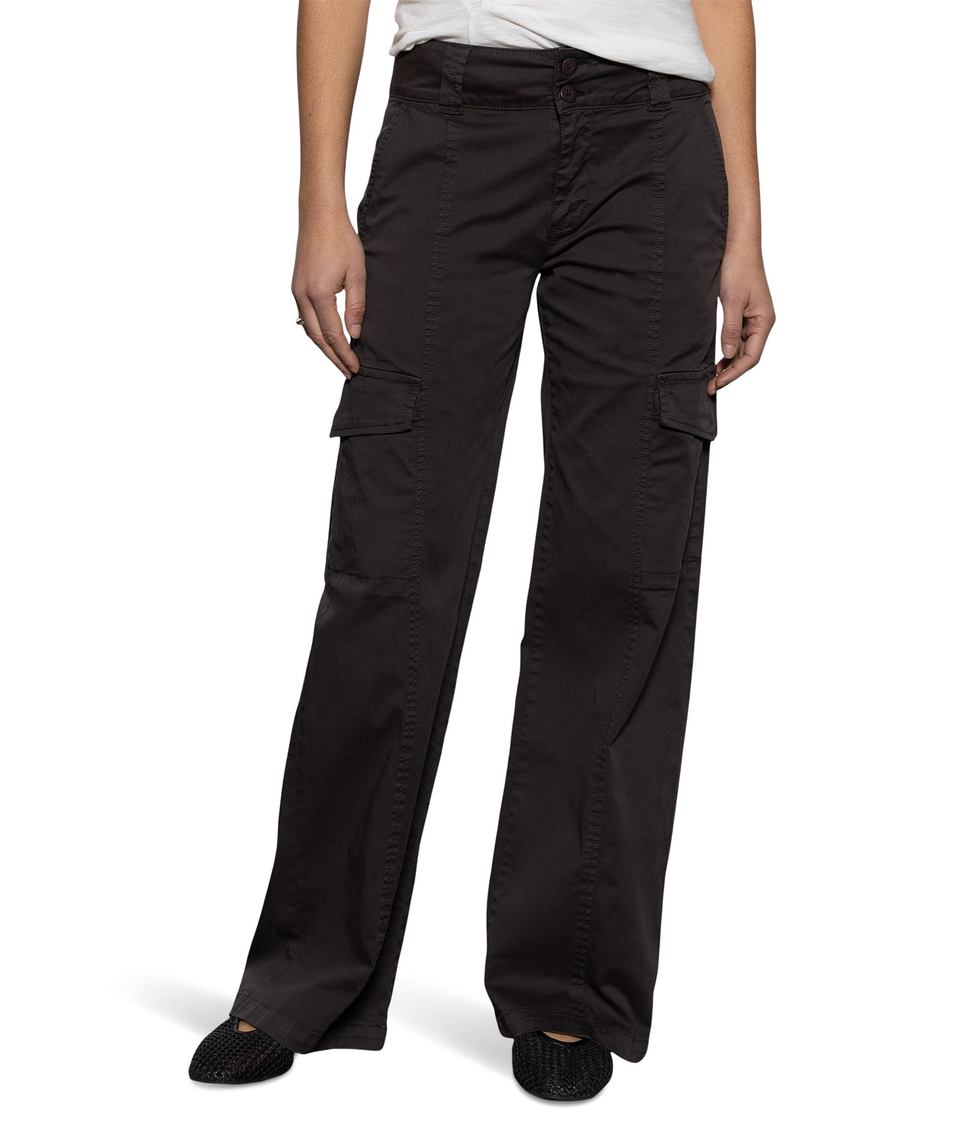 

Брюки Sanctuary Rebel Straight Leg, Obsidian