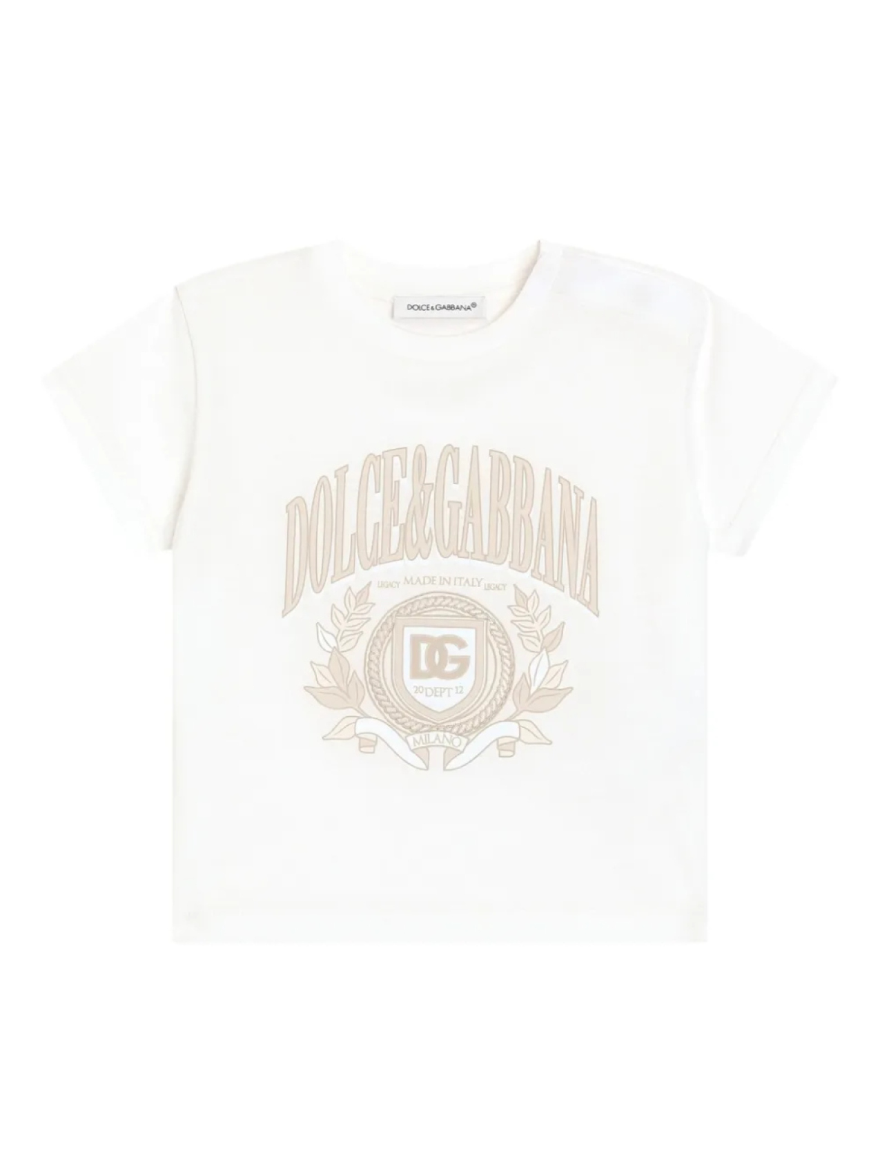

Dolce & Gabbana Kids базовая футболка, белый