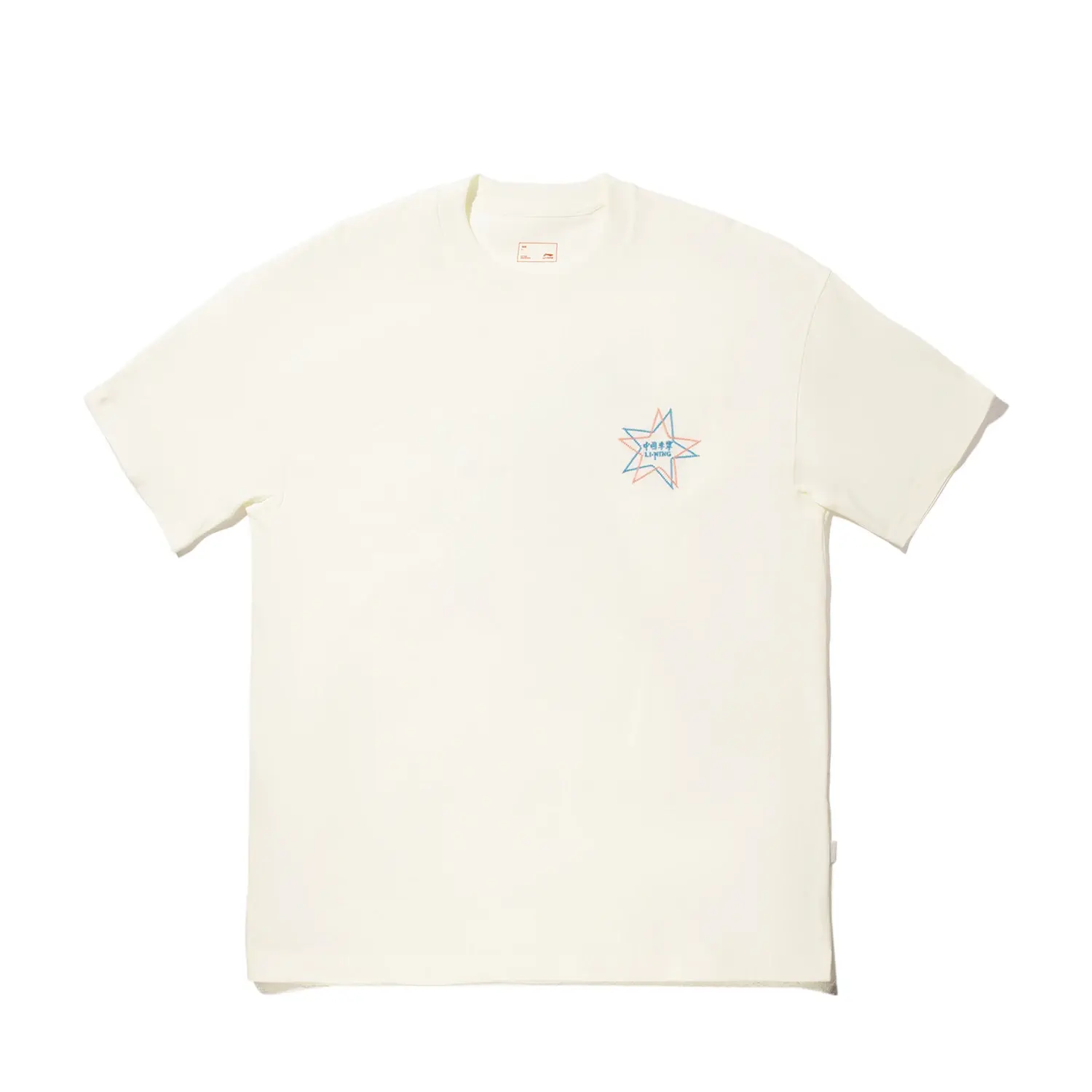 

Футболки Li Ning, унисекс, цвет экрю, круглый вырез, умеренный прямой крой, Белый, Футболки Li Ning, унисекс, цвет экрю, круглый вырез, умеренный прямой крой