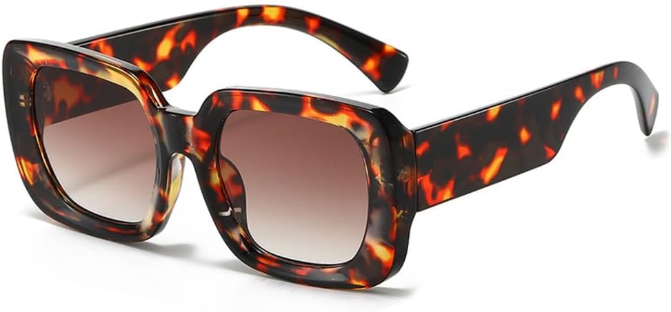 

Солнцезащитные очки UV400 с защитой от УФ-излучения — панк, разноцветный градиент, для женщин и мужчин, для бега и занятий спортом на открытом воздухе generic, Leopard-brown