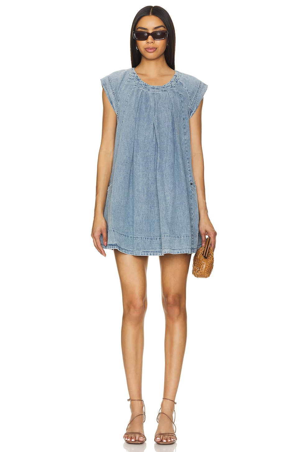 

Мини-Платье марсель Free People, цвет lakeside
