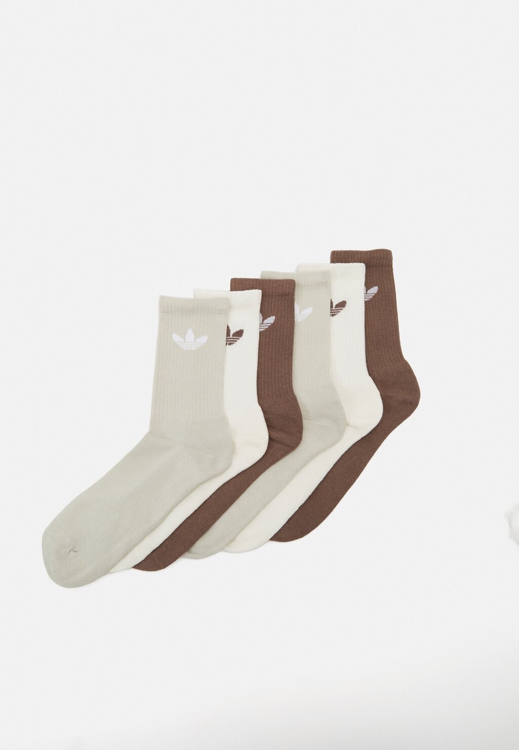 

Носки UNISEX 6 PACK adidas Originals, коричневый