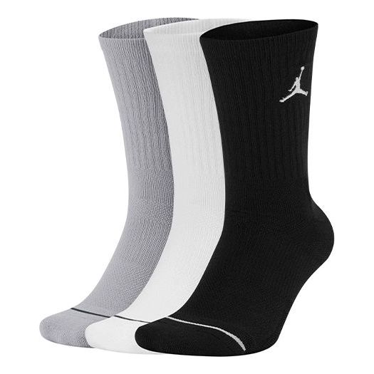 

Носки Air Jordan Everyday Max Crew Sports Socks Couple Style 'Black White Gray' SX5545-019
