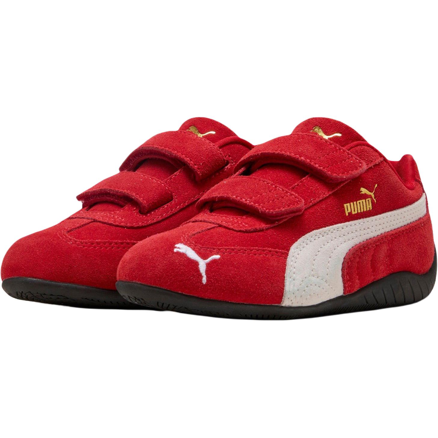 PUMA Speedcat устойчивые к истиранию низкие детские повседневные кроссовки red для детей — фото 4
