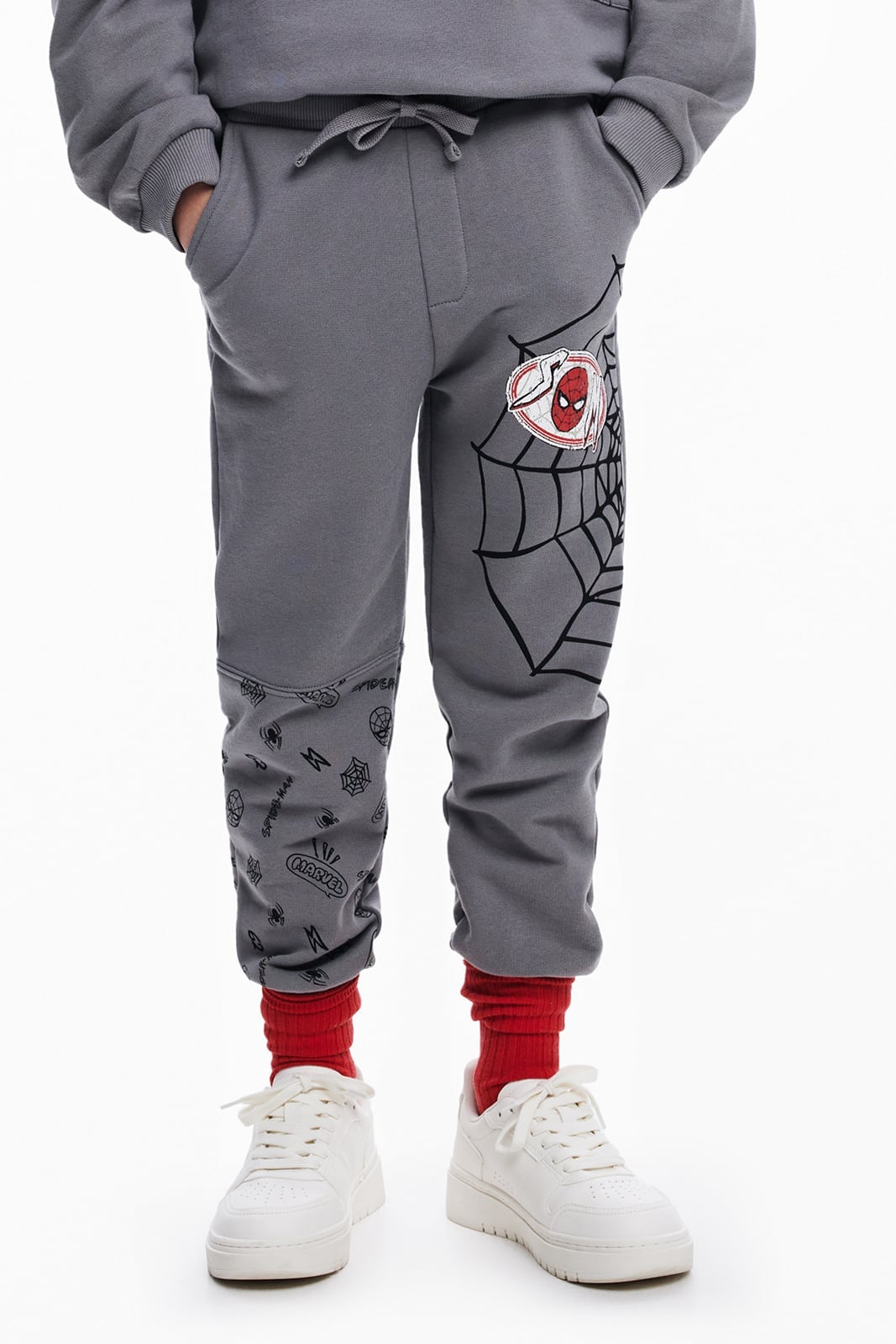Спортивные штаны Человека-паука Desigual, Gray/Black/2014 — фото 2