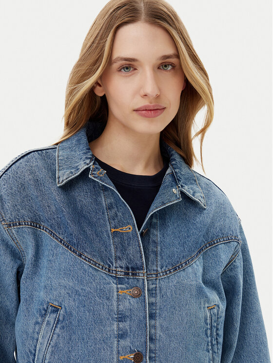 Свободный крой джинсовой куртки 90's 001WO-0000 Levi'S, синий — фото 4