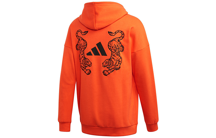 Мужская толстовка Adidas Half Neon Red — фото 2