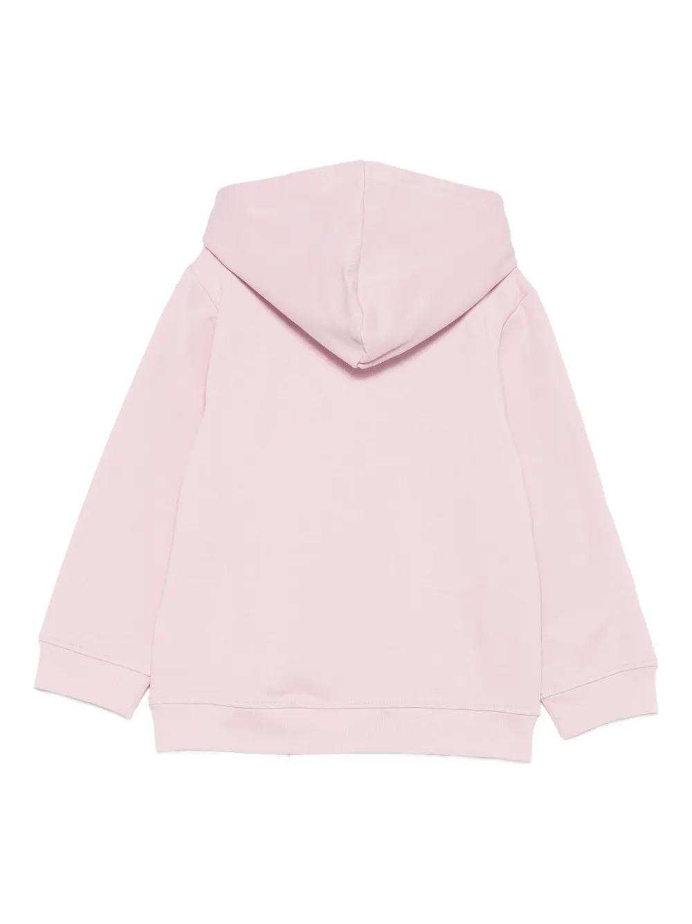 Хлопковая толстовка с капюшоном Stella McCartney Kids, розовый — фото 2