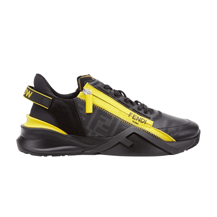 

Слипоны Fendi Flow Slip-On 'Black Yellow', черный