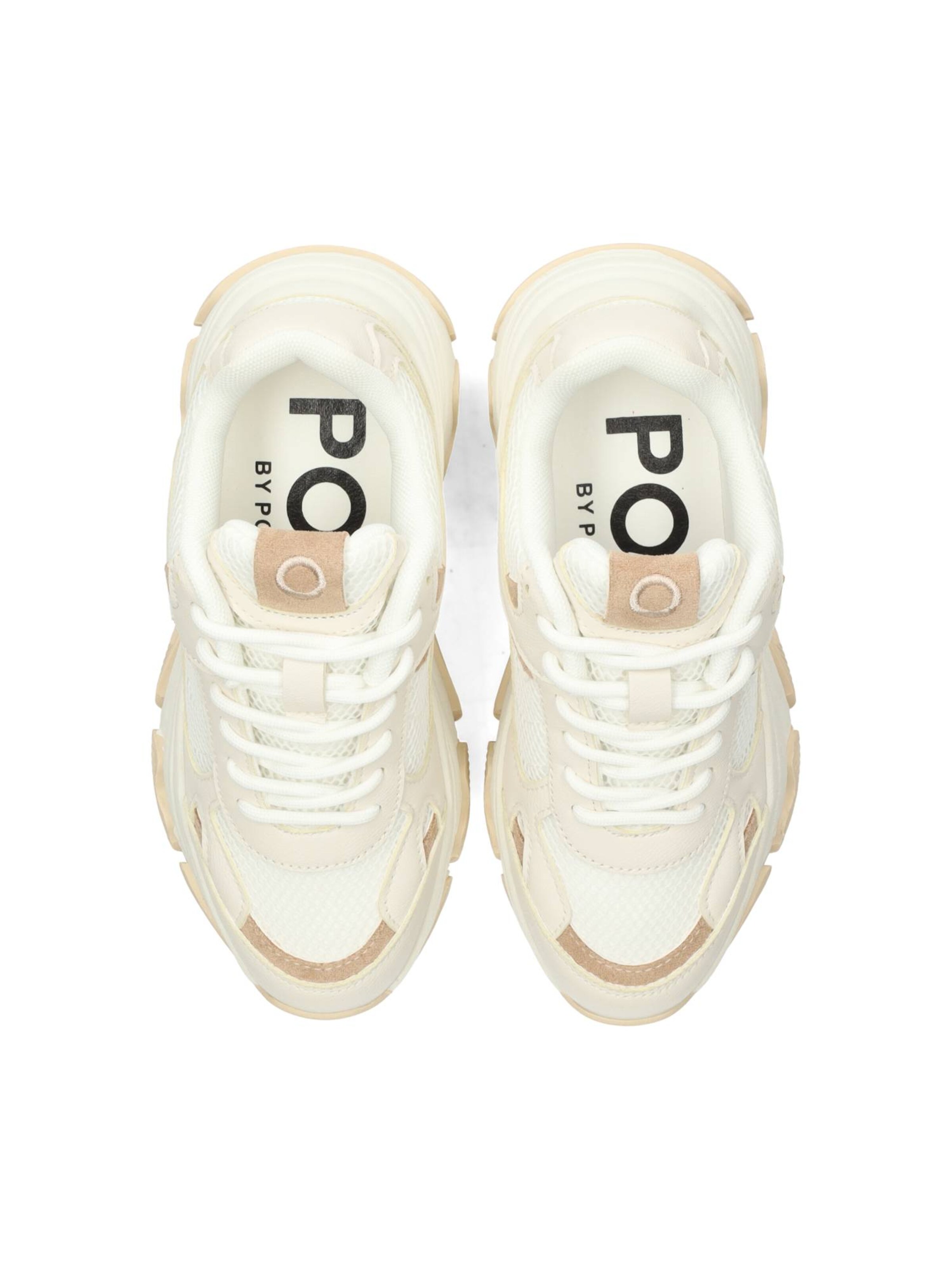 POSH by Poelman Кроссовки 'Gigi' из шерсти белого цвета — фото 4