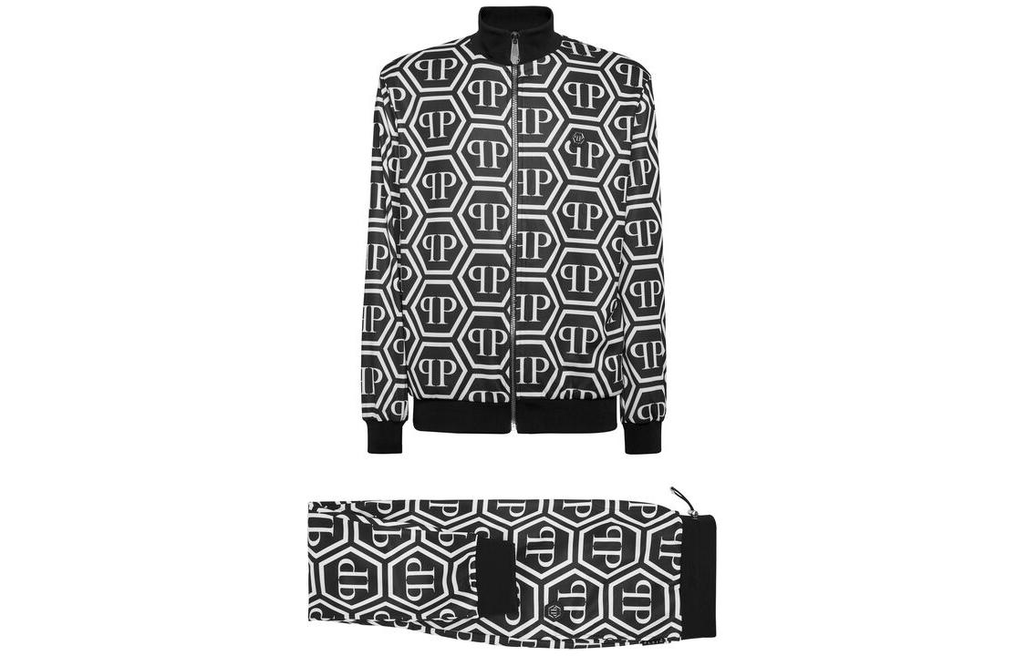 

Куртка-бомбер с принтом monogram PHILIPP PLEIN, set (черный)