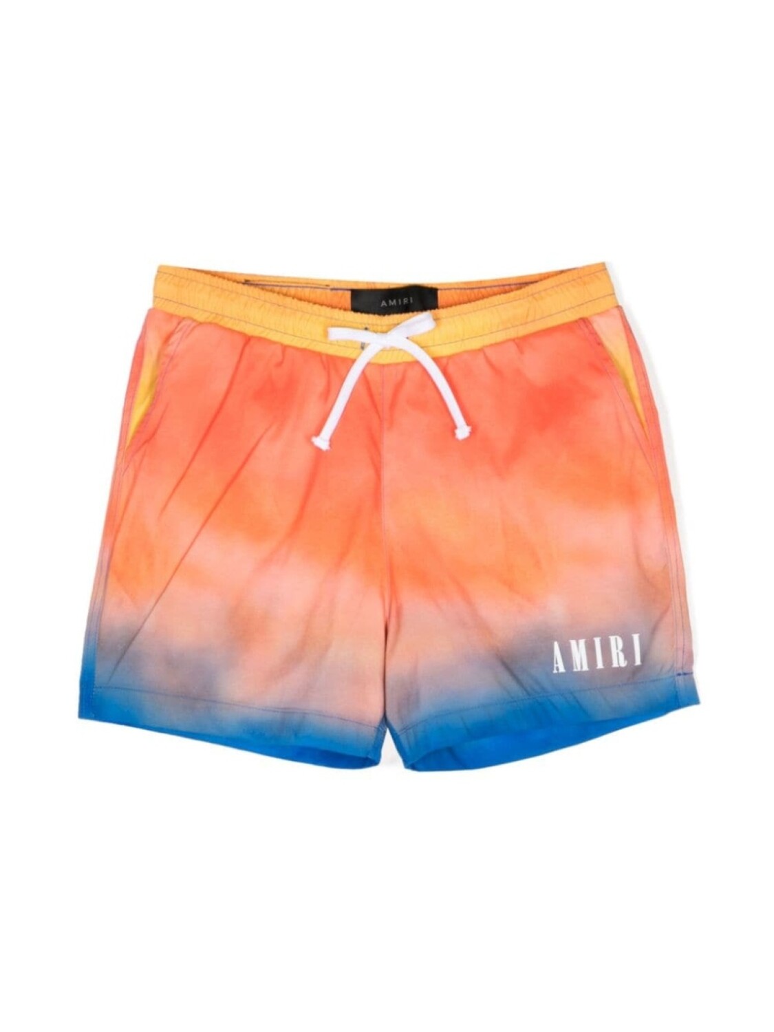 

AMIRI KIDS шорты с эффектом градиента и логотипом, оранжевый