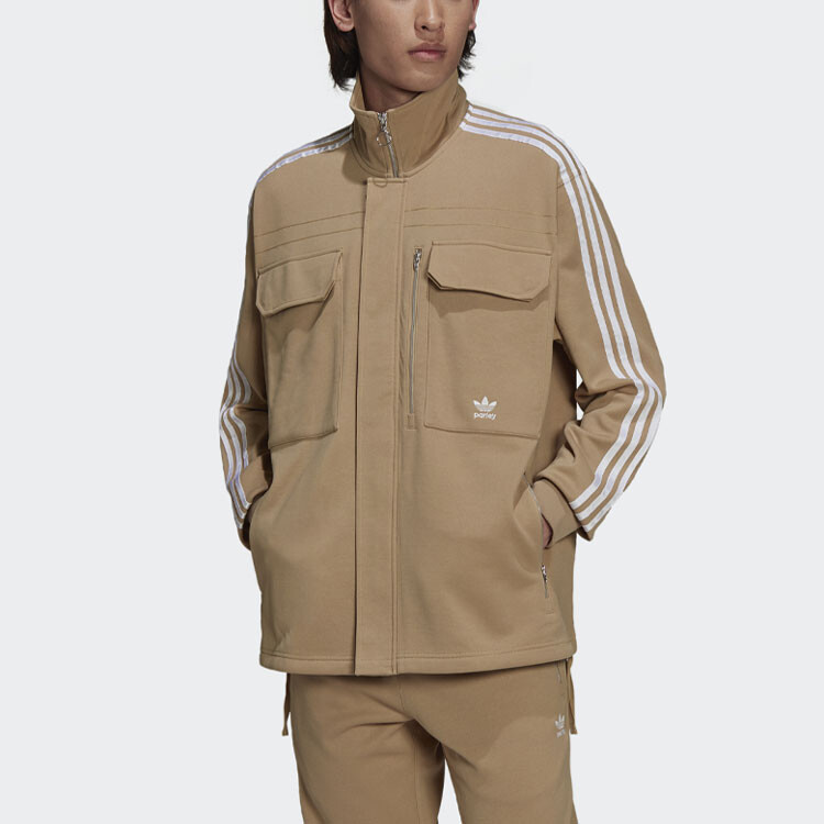 Рубашка мужская хаки Adidas Originals, хаки — фото 2
