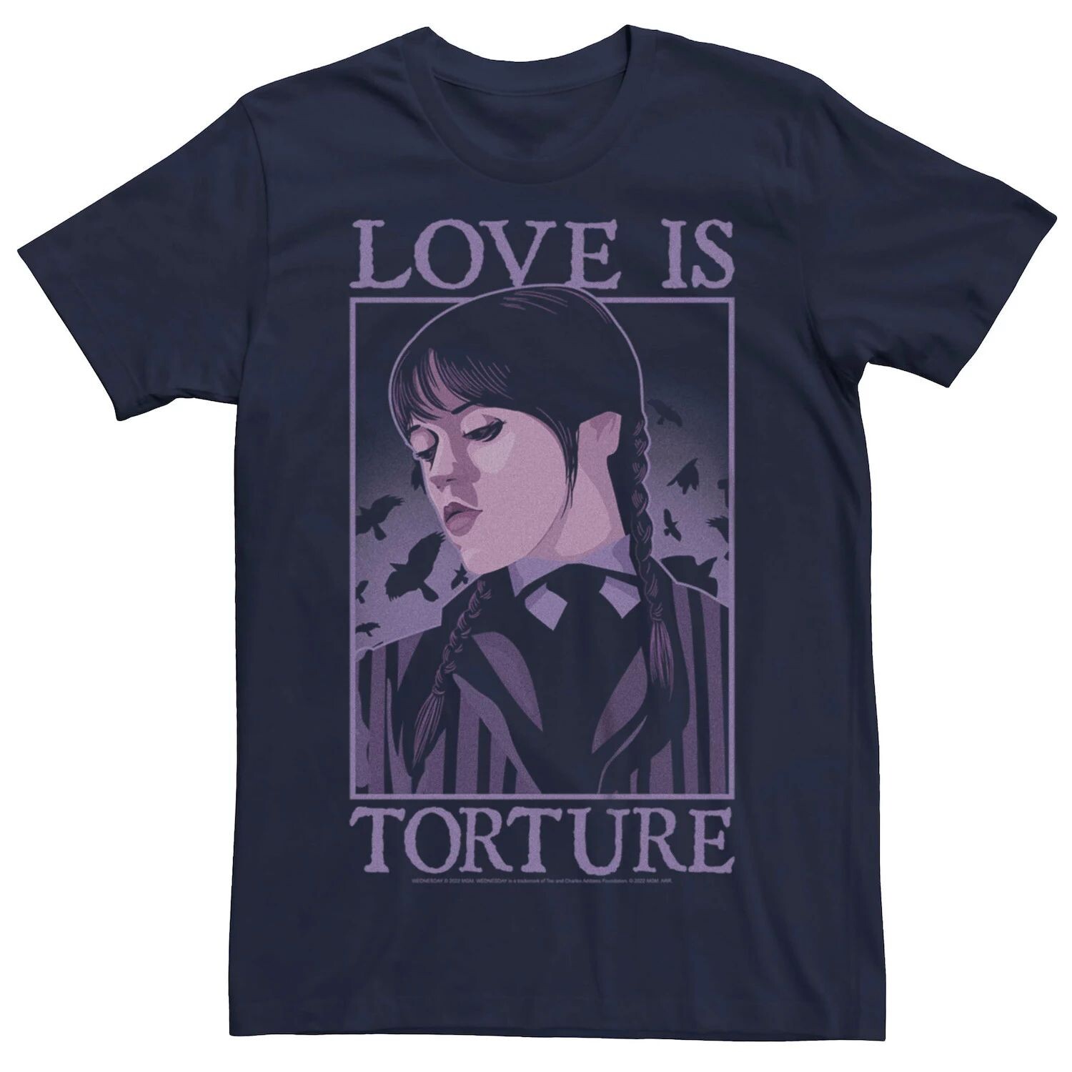 

Мужская футболка Wednesday Love Is Torture Licensed Character
