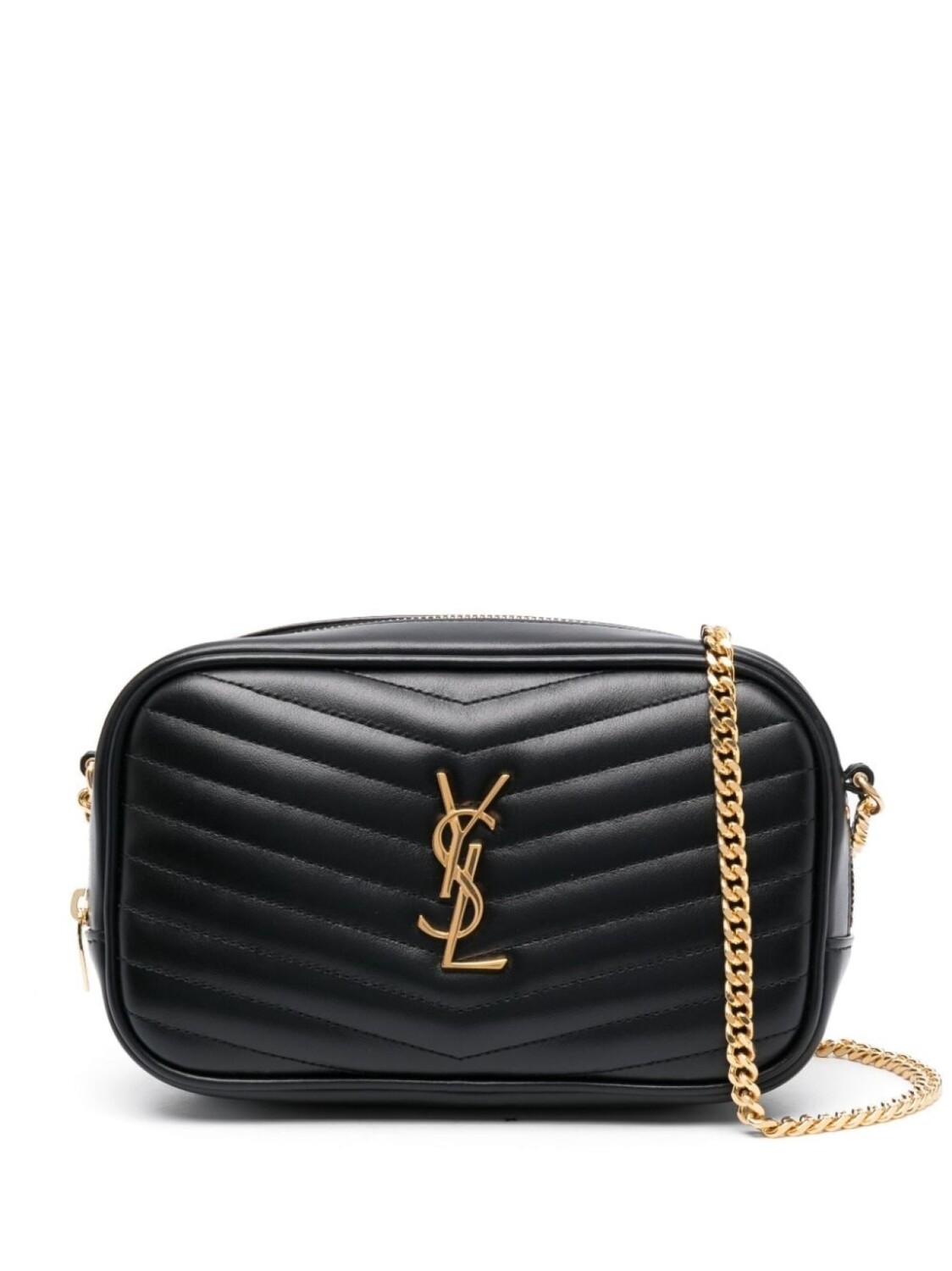 

Сумка Saint Laurent через плечо с логотипом, черный