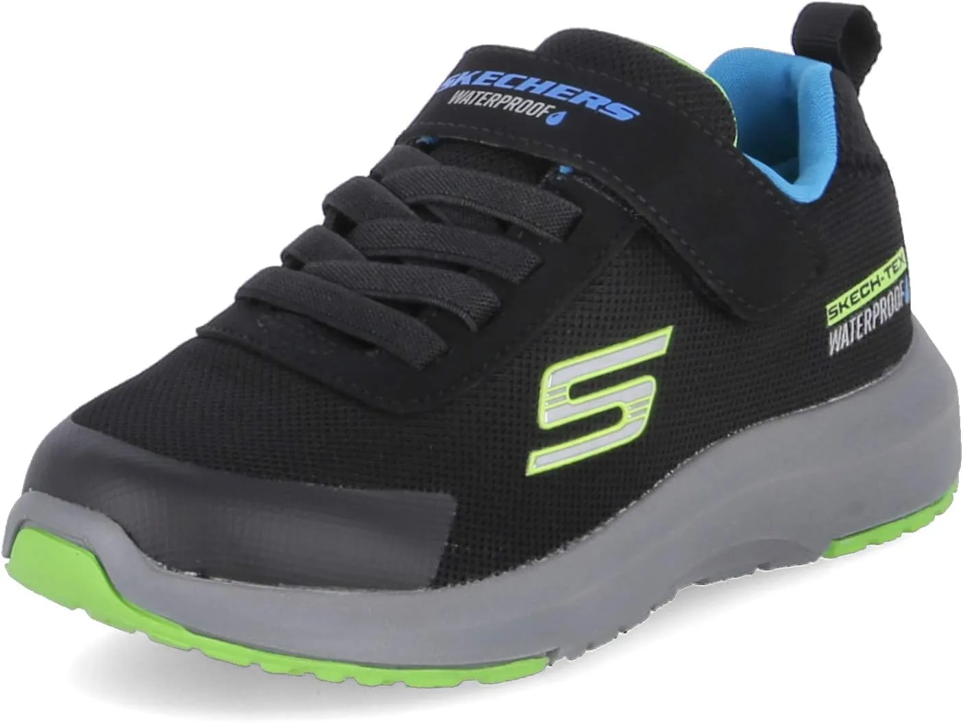 Детские кроссовки Skechers Hypno-Splash, черный/салатовый