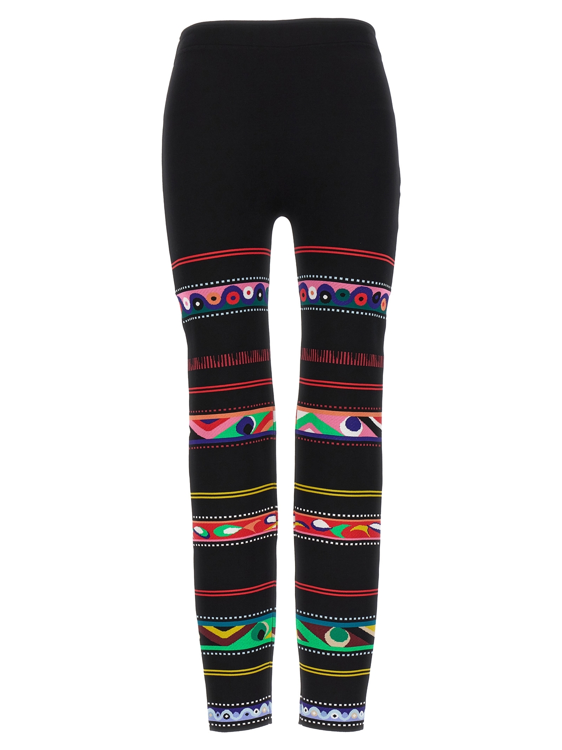 

Леггинсы с жаккардовым узором Emilio Pucci, мультиколор