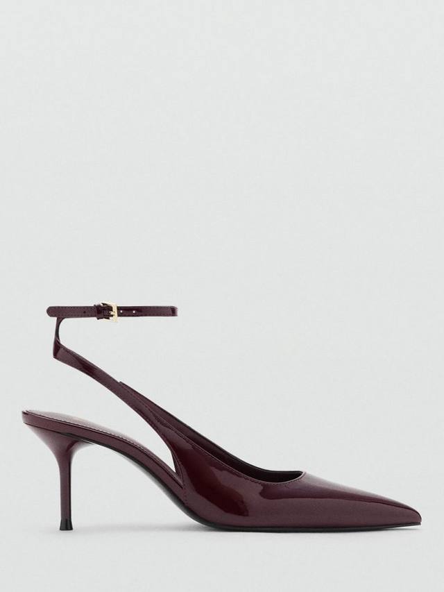 Сланцы на шлейке для шеи Mango, Dark Red