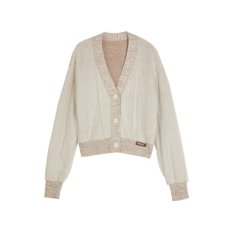 

ELLE Трикотажная кофта для женщин Heather с V-образным вырезом Moderate Others