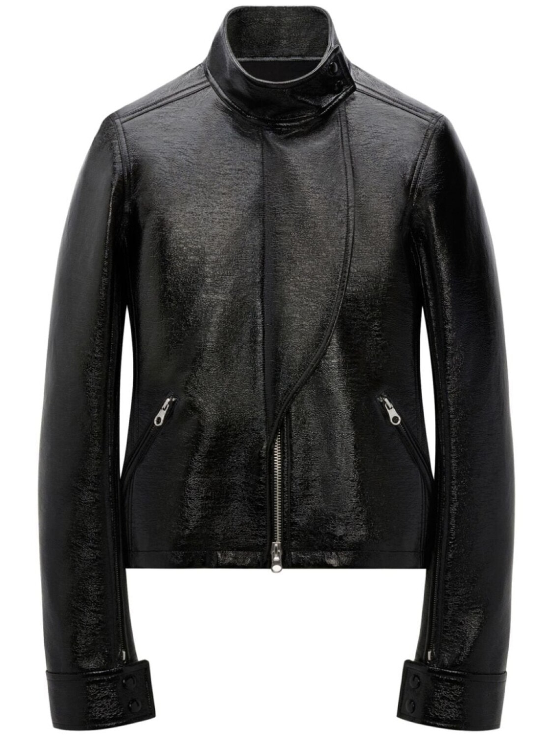

Courrèges виниловая куртка Motorcycle, черный